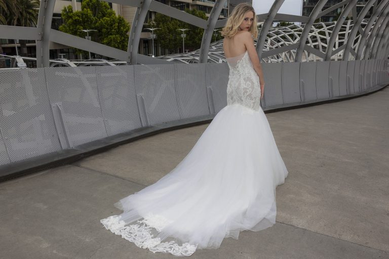 Soft tulle wedding dress Melbourne