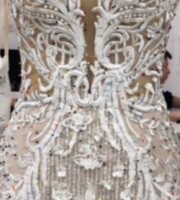 dding gown being made 3