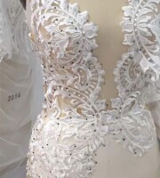 Deep V custom make wedding gown Deep V custom make wedding gown